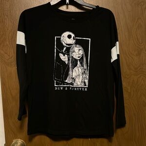 Disney nightmare before Christmas black and white shirt size XL (18)